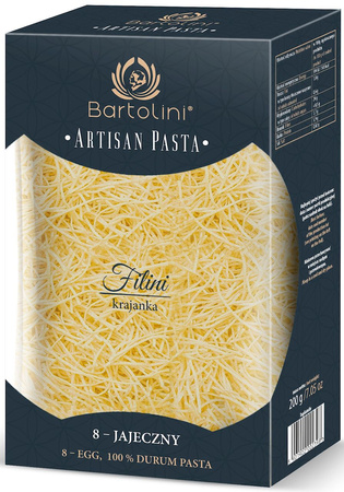Pasta (semola) 8 uova media 200 g - bartolini