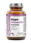Integratore alimentare di collagene + complesso di bellezza Ashwagandha 60 capsule - Pharmovit (etichetta pulita)