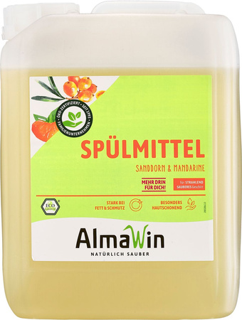 Detersivo per piatti Ecologico all'olivello spinoso e mandarino (concentrato) 5 l – Almawin