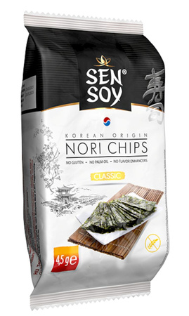Chips di nori classiche senza glutine 4,5 g – Sen Soy