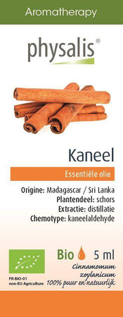 Olio essenziale di cannella di Ceylon (kaneel) bio 5 ml