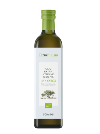 Olio extravergine di oliva bio 500 ml - LEVANTE (Terra Natura)