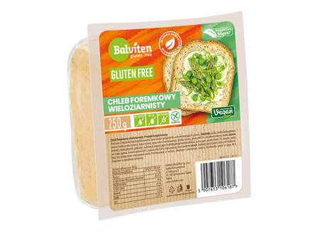 Pane in cassetta multicereale senza glutine 250 g – Balviten