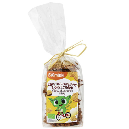 Tortini di avena con noci bio 170 g - BIOMINKI
