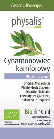 Olio essenziale di Canforo (Ravintsara) Biologico 10 ml – Physalis