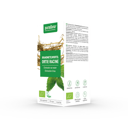 Radice di Ortica Biologico (210 mg) integratore alimentare 120 capsule – Purasana
