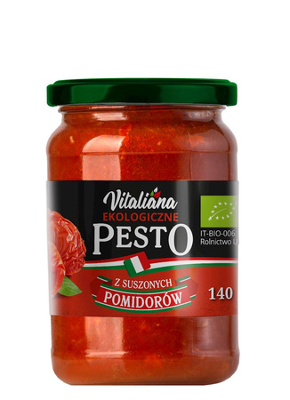 Pesto di pomodori secchi biologico 140 g - Vitaliana