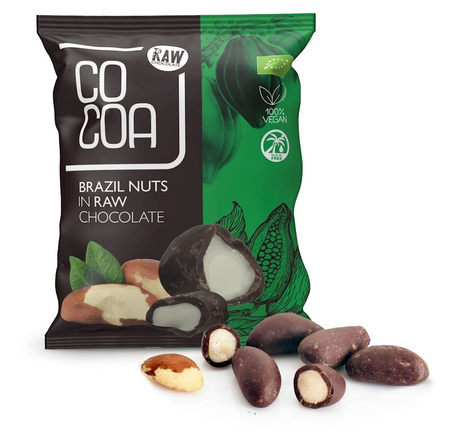 Noci del Brasile in cioccolato crudo bio 70 g