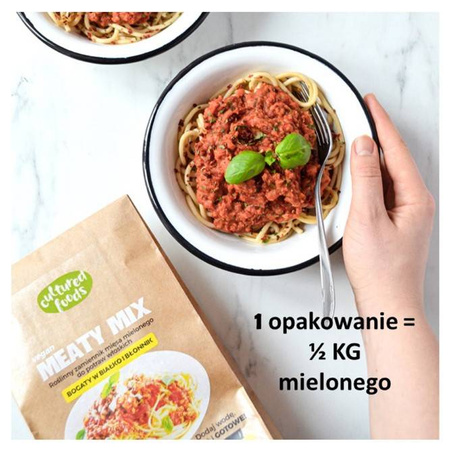 Vegan meaty mix roślinny zamiennik mięsa cultu RED foods 200 g