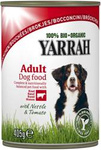 Cibo per cani adulti con manzo, ortica e pomodoro bio 405 g - Yarrah