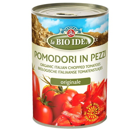 Pomodori pelati a pezzi biologici 400 g – La Bio Idea