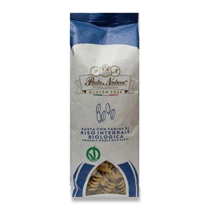 Pasta di riso integrale fusilli senza glutine biologico 250 g – Pasta Natura