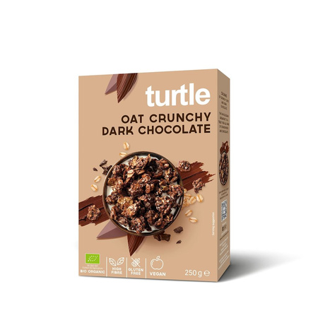Muesli d'avena con cioccolato fondente senza glutine bio 250 g - Turtle