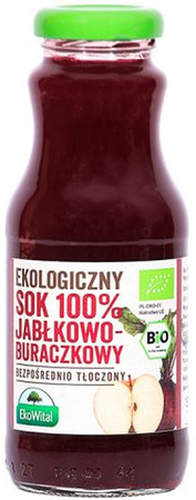 Succo di mela e barbabietola 100 % bio 250 ml