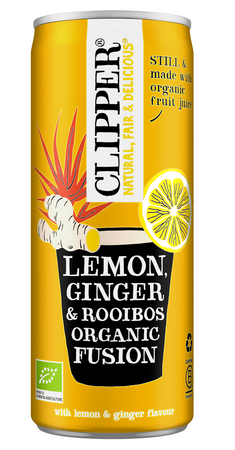 Zenzero - bevanda di frutta rooibos aromatizzata al limone bio 250 ml - Clipper