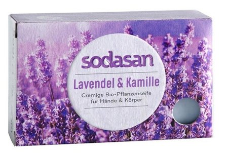 Saponetta lavanda e camomilla BIO 100 g – Sodasan