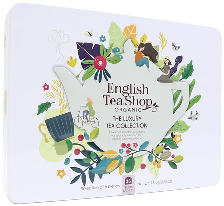 Collezione di tè Luxury Tea Collection in scatola decorata - 36 bustine – English Tea Shop