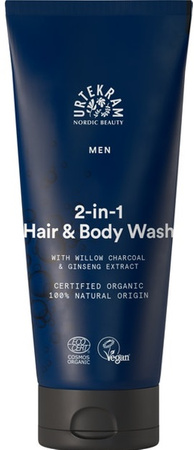 Lavaggio bio per capelli e corpo per uomo 200 ml.
