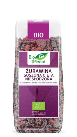 Mirtilli rossi secchi tagliati non zuccherati bio 100 g - Bio Planet
