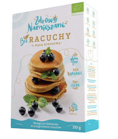 Miscela per pancake con farina di cocco senza glutine Biologico 210 g - Zdrowo Namieszane