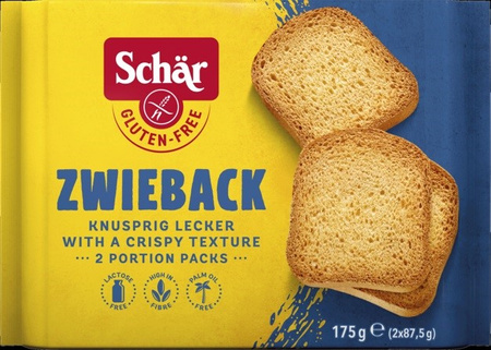 Schar Fette Biscottate Zwieback senza glutine, 175 g