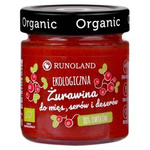 Salsa di mirtilli rossi per carni, formaggi e dessert Biologica 200 g – Runoland