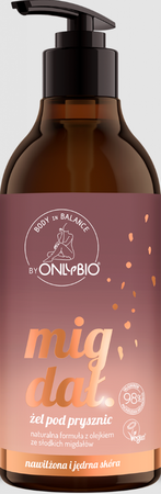 Gel doccia alla mandorla 400 ml - Onlybio Body in Balance