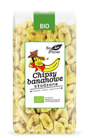 Patatine alla banana zuccherate bio 350 g