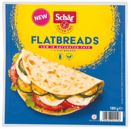 SET 6 x Pane piatto - tortilla senza glutine180 g - Schar