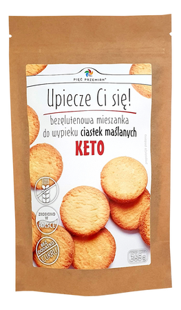 Preparato per biscotti cheto senza glutine, 365 g – Pięć Przemian (Five Transformations)