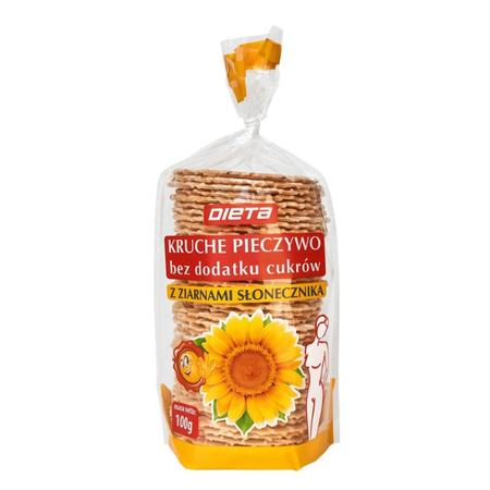 Gallette croccanti con semi di girasole 100 g – Dieta