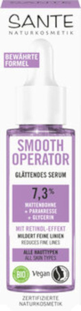 Siero viso levigante con effetto retinolo 7,3% - vigna aconitifolia, paracress e glicerina eco 30 ml - SANTE
