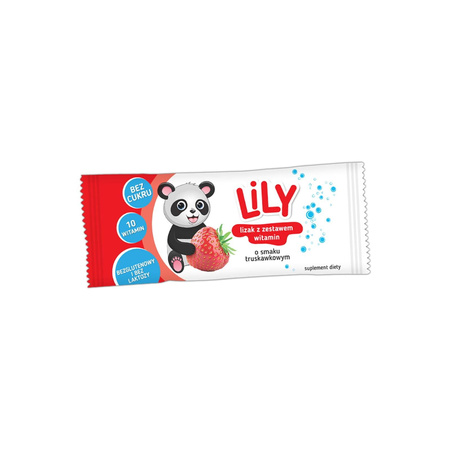 Lecca-lecca vitaminico al gusto di fragola 8 g