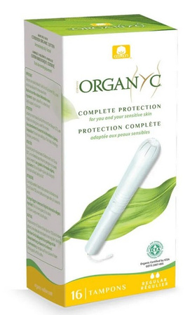 Tamponi con applicatore regular, 16 pezzi, Biologici – Organyc