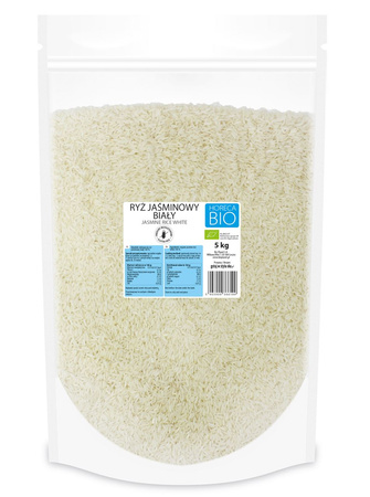 Riso jasmine bianco senza glutine bio 5 kg