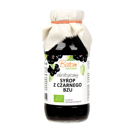 Sciroppo di sambuco nero biologico 330 ml – Batom