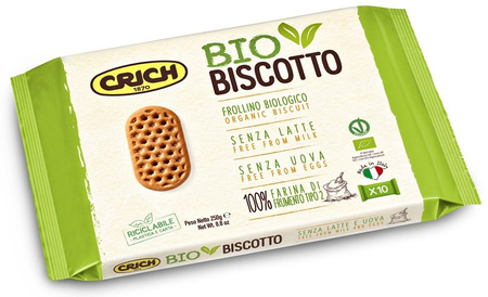 Biscotti di grano Biologici 250 g – Crich