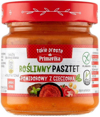 Patè al pomodoro con ceci 160 g – Primavika