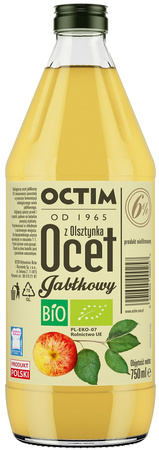 Aceto di sidro di mele 6% bio 750 ml - octim