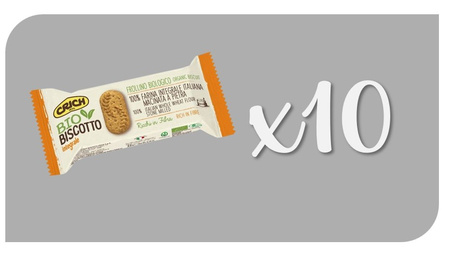 Biscotti integrali biologici di frumento 220 g – Crich