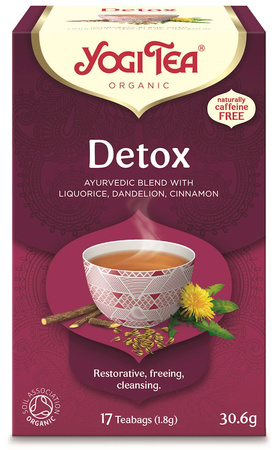 Tisana Detox Biologica (17 x 1,8 g) 30,6 g – Yogi Tea