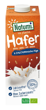 SET 8 x Bevanda all'avena con alghe senza zuccheri aggiunti bio 1 l - Natumi