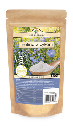 Inulina di radice di cicoria 300 g - Cinque Trasformazioni