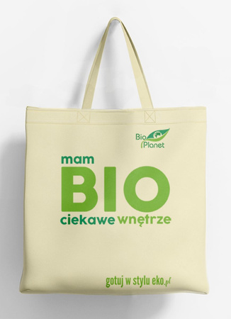 Borsa della spesa (cotone) con logo Bio Planet