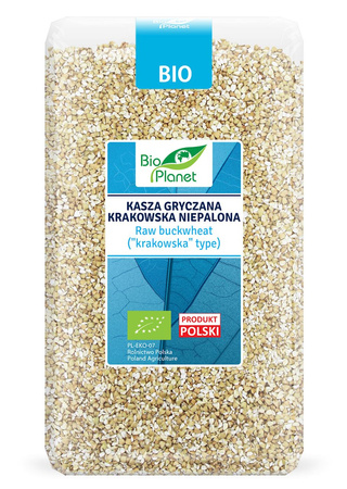 Grano saraceno decorticato a grana grossa non tostato Biologico 1 kg – Bio Planet