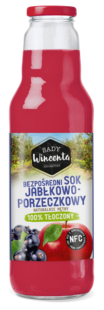 Succo naturale torbido di mela e ribes 750 ml