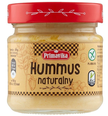 Hummus naturale 160 g – Primavika