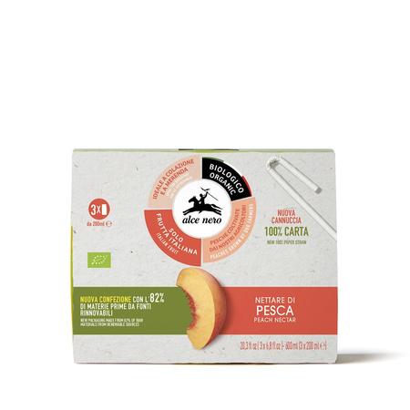 Nettare di pesca Biologico 200 ml – Alce Nero