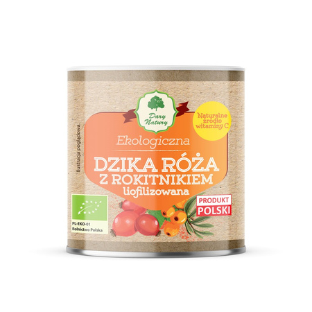 Rosa canina con olivello spinoso liofilizzato in polvere bio 70 g - Dary Natury