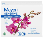 Pastiglie per lavastoviglie Sensitive All-in-One 40 pezzi – Mayeri